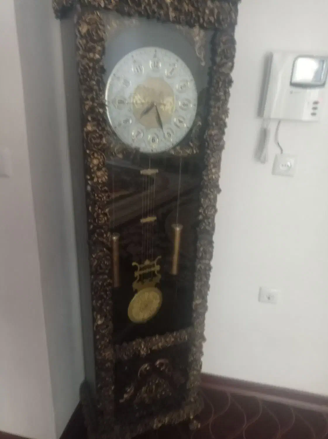 ساعت ایستاده طرح رومی|ساعت دیواری و تزئینی|برخوار, |دیوار