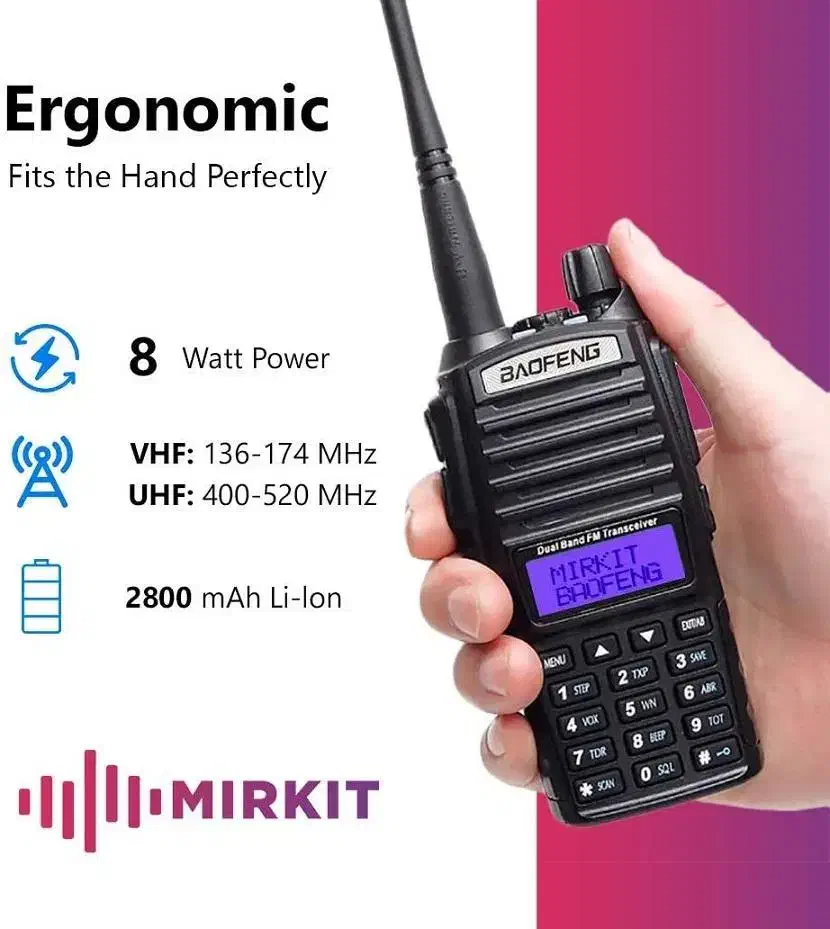 واکی تاکی باوفنگ uv82 بسته دوعددی|کوهنوردی و کمپینگ|تبریز, |دیوار