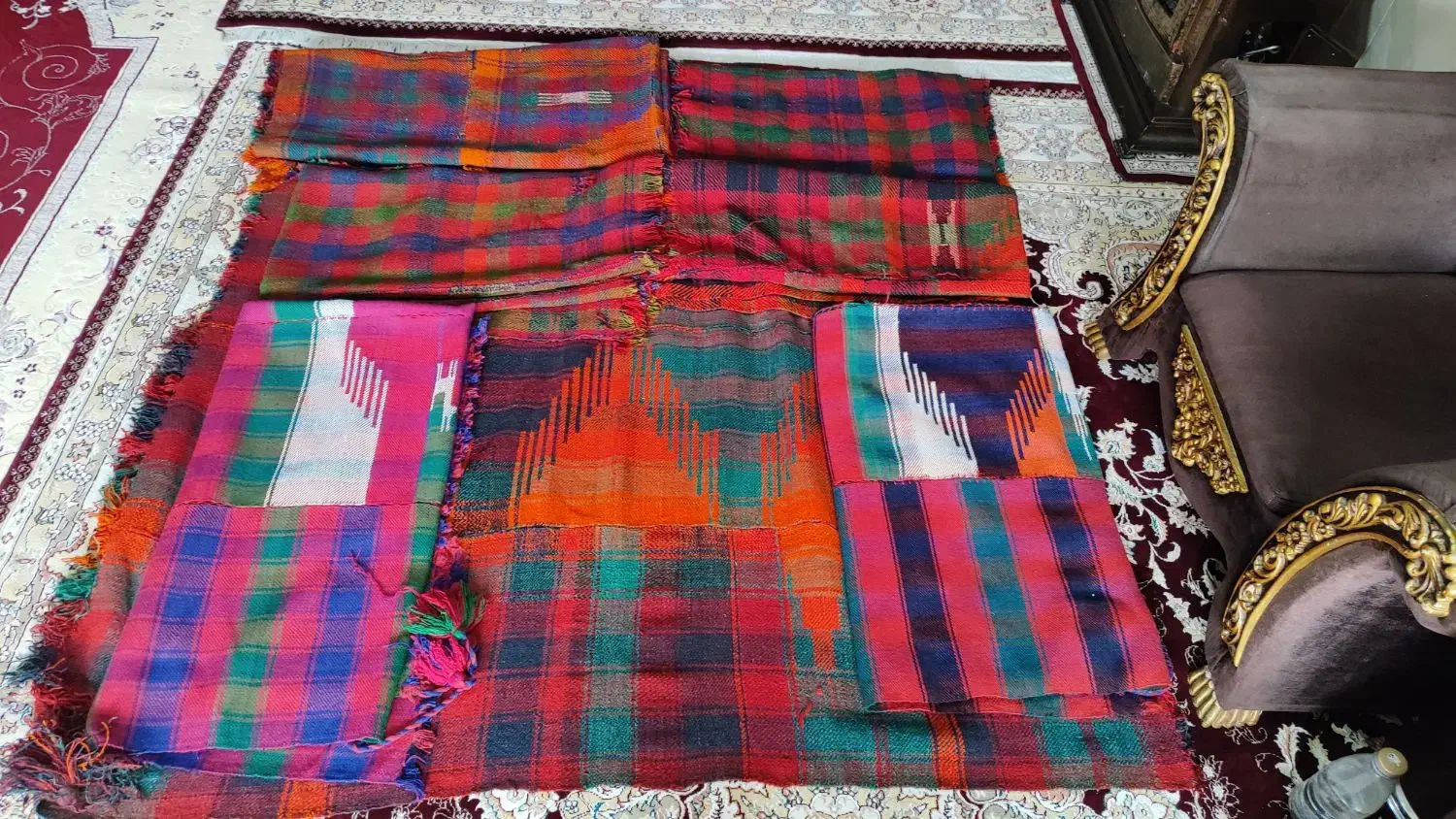 موج دستی و ماشینی باب شب یلدا|گلیم، جاجیم، گبه|کرمانشاه, |دیوار