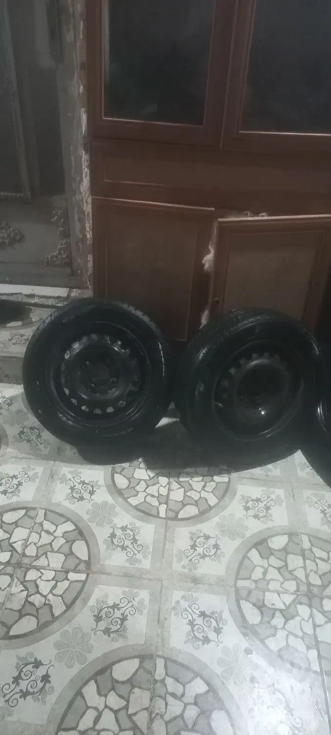 3عدد لاستیک پراید با رینگ تمیز|قطعات یدکی و لوازم جانبی|اهواز, علی آباد|دیوار