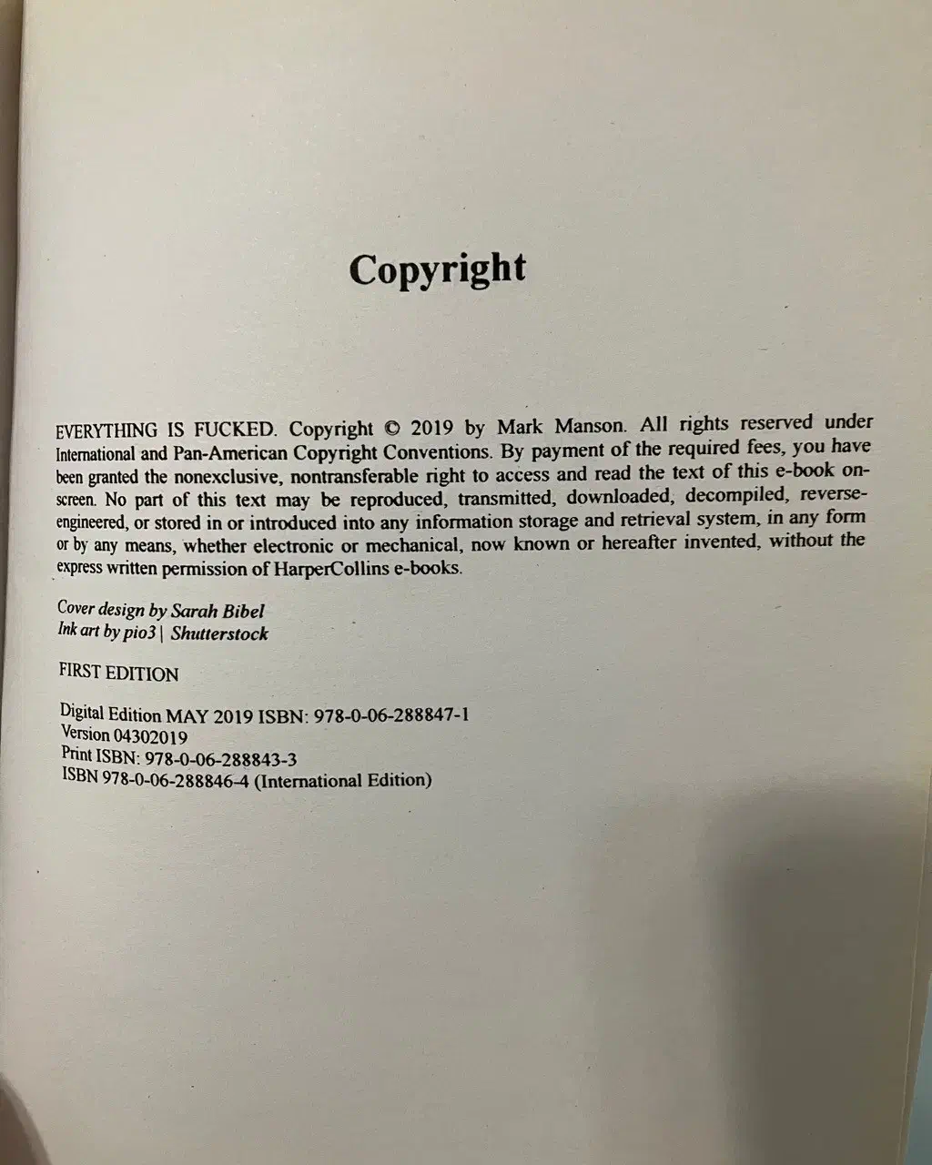 کتاب همه چی به فنا رفته everything is f*cked|کتاب و مجله آموزشی|تهران, سلسبیل شمالی|دیوار