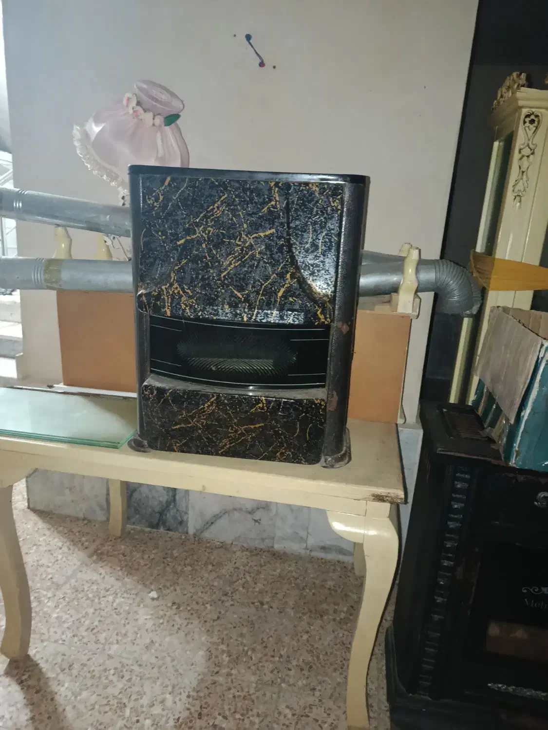 بخاری|بخاری، هیتر، شومینه|صومعه‌سرا, |دیوار