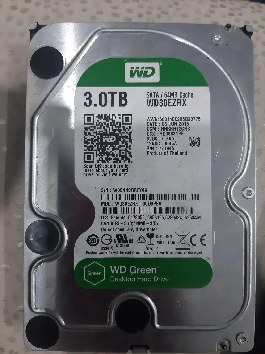 هارد۳تراباد|قطعات و لوازم جانبی رایانه|اهواز, ۲۰۰۰واحدی|دیوار