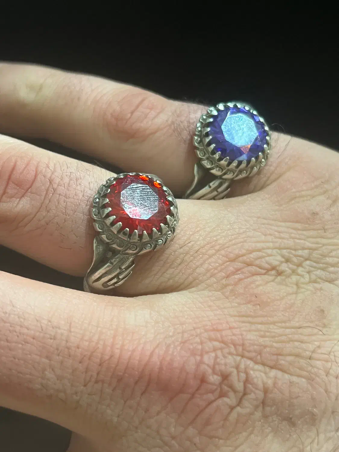 انگشتر دست دلبر نقر|جواهرات|صفادشت, |دیوار