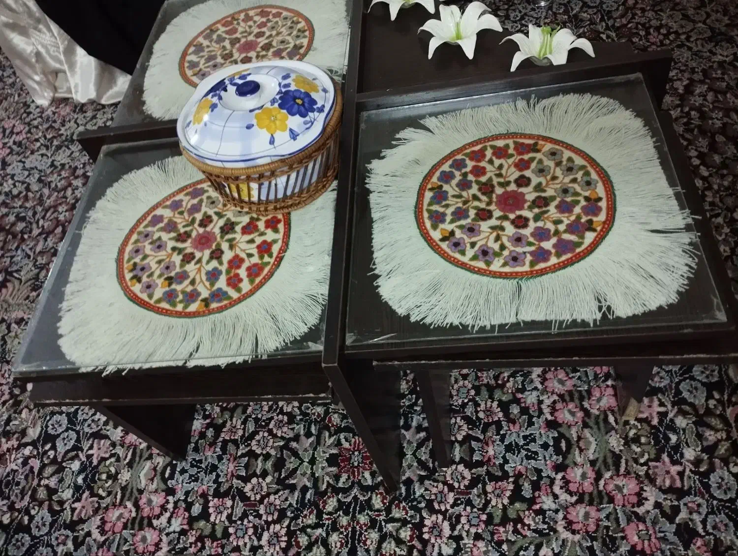 میز جلو مبلی با میز تلوزیون|مبلمان خانگی و میز عسلی|کرمان, |دیوار