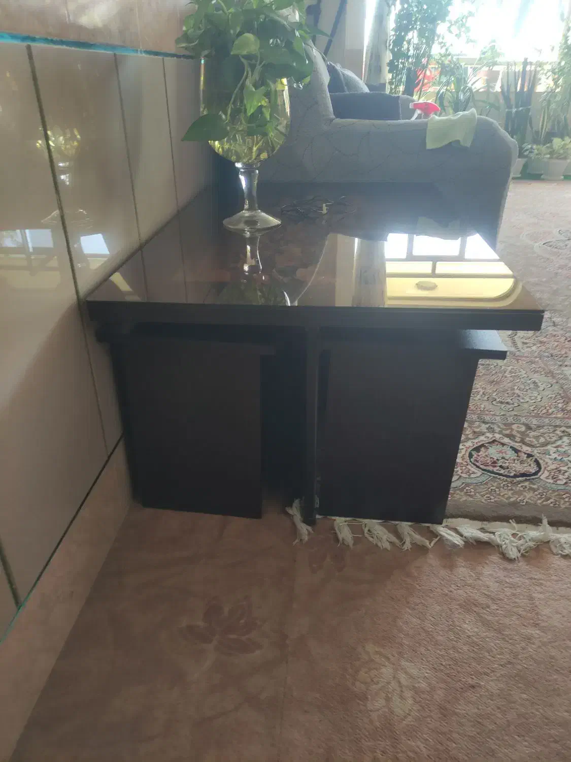 میز پذیرایی با چهار عدد میز عسلی|مبلمان خانگی و میز عسلی|نجف‌آباد, جوزدان|دیوار