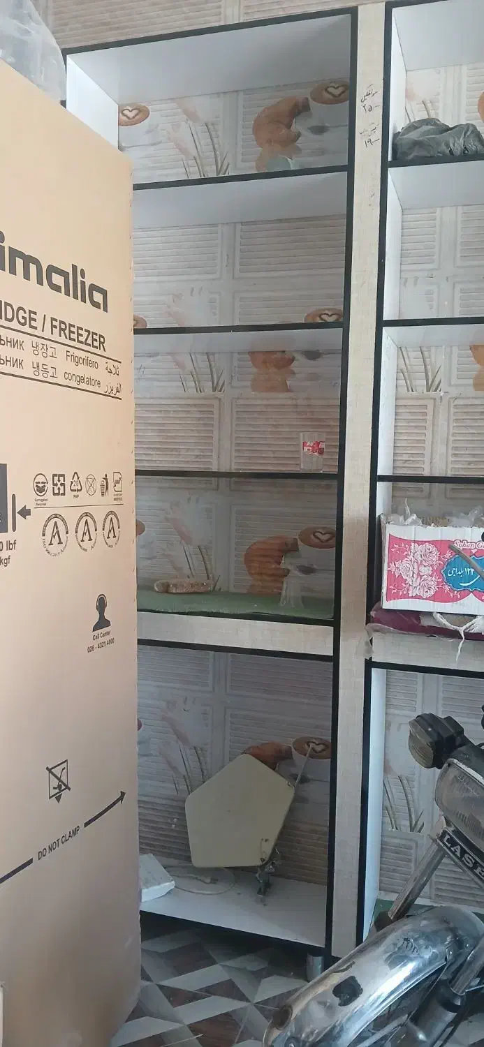 قفسه ام دی اف مغازه و فروشگاه|کتابخانه، شلف، قفسههای دیواری|فلارد, |دیوار