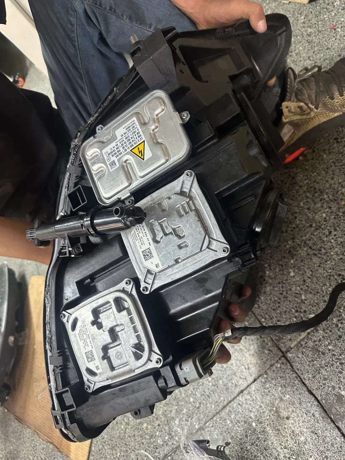 چراغ مرسدس بنز s500w221کامل|قطعات یدکی و لوازم جانبی|یزد, |دیوار