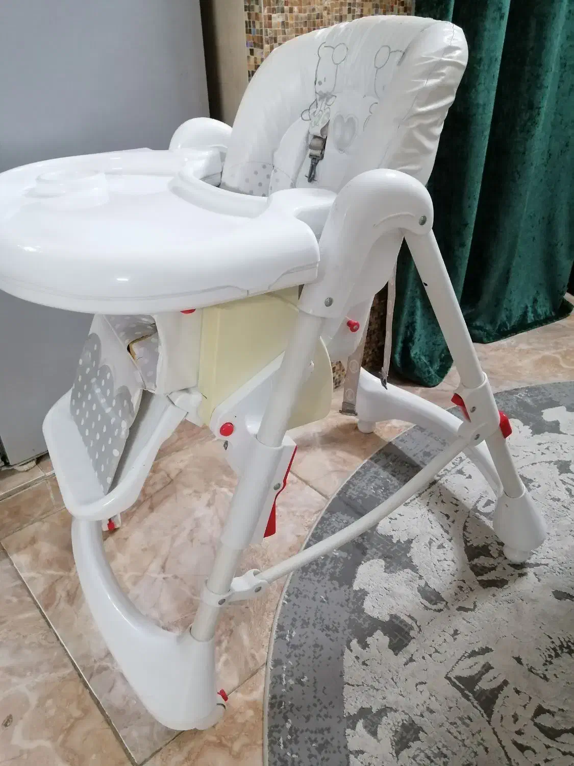 صندلی غذای کودک مارک پالی ایتالیا|تخت و صندلی بچه|گنبد کاووس, |دیوار