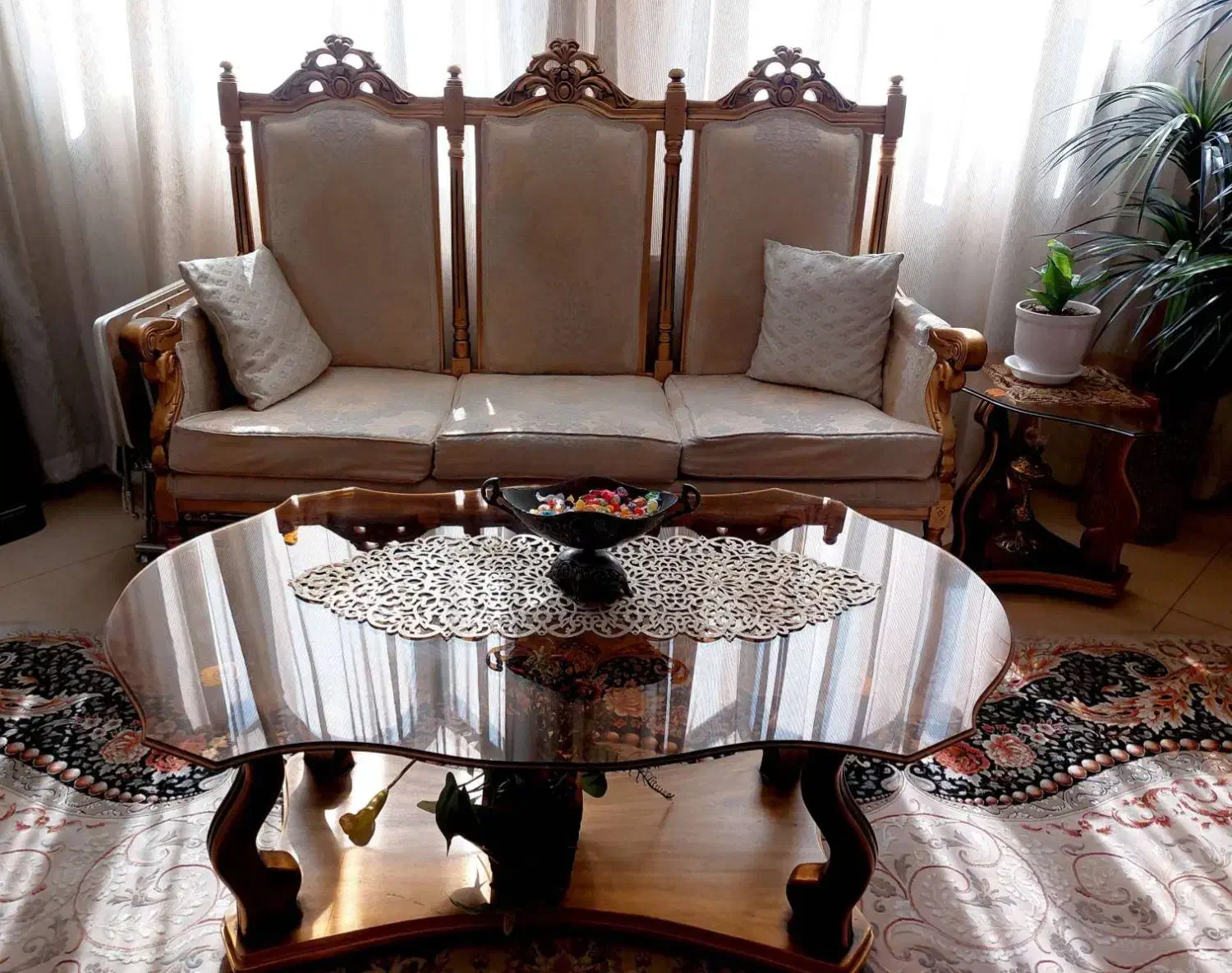 مبل ۷ نفره استیل|مبلمان خانگی و میز عسلی|ری, دیلمان|دیوار