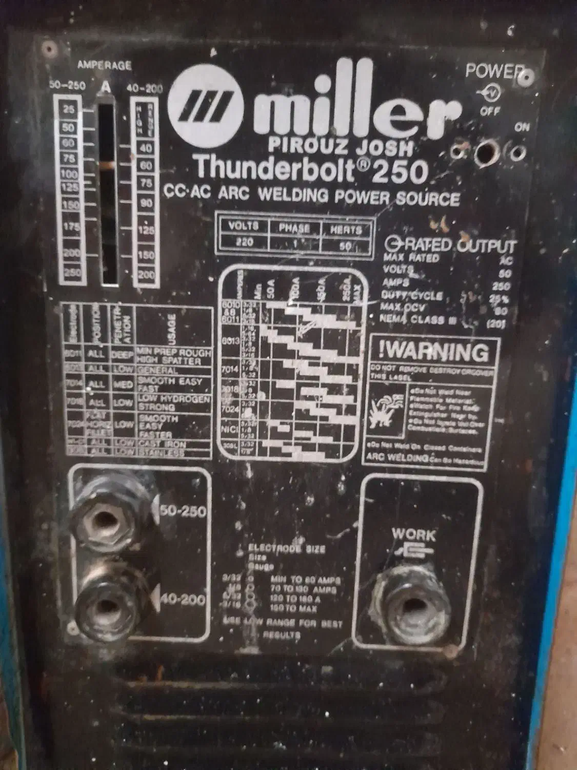 دستگاه جوش|ابزارآلات|میانه, |دیوار