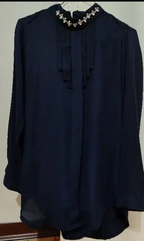 شومیز مجلسی سورمه ای|لباس|ازنا, |دیوار