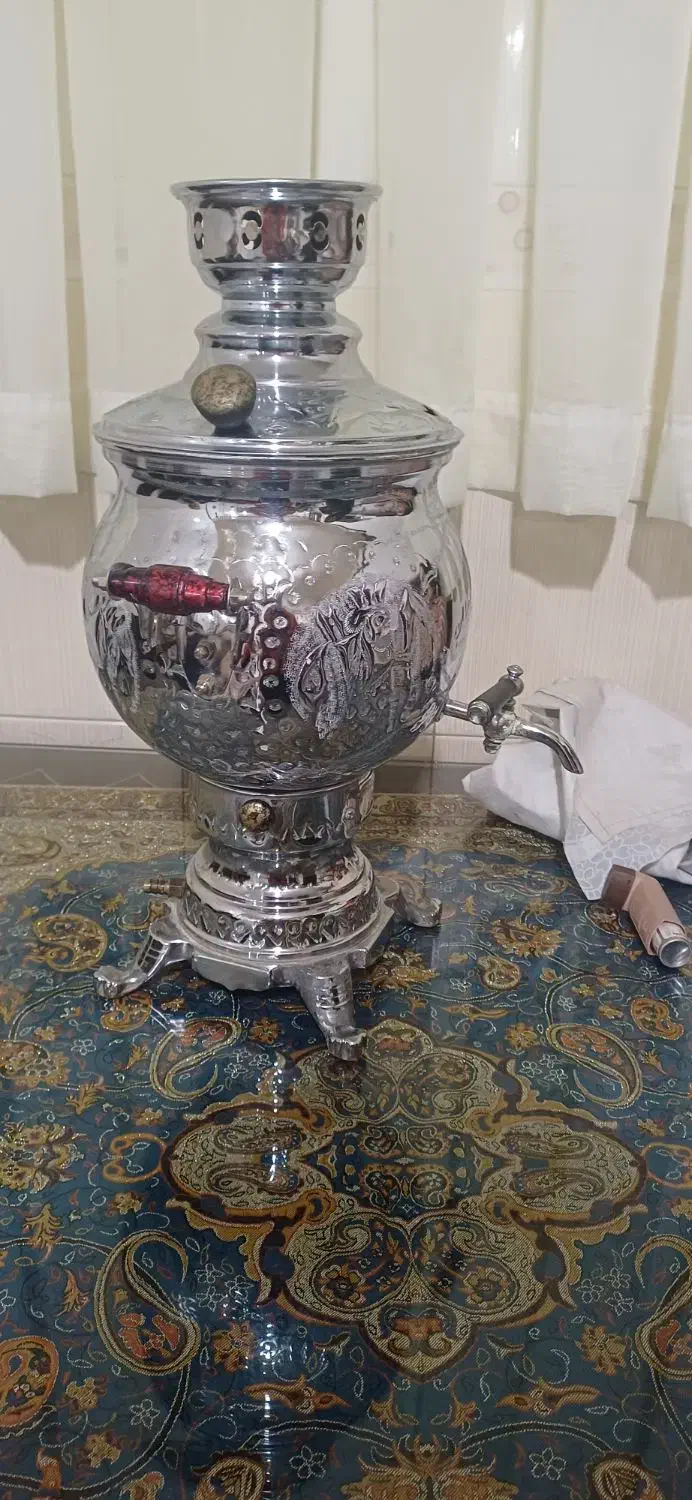 سماور گازی|سماور، چای‌ساز، قهوه‌ساز|قلقل رود, |دیوار