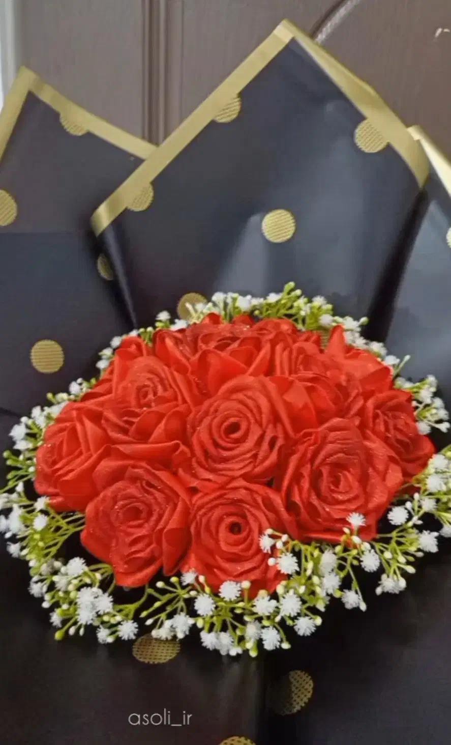 گل روبانی|گل مصنوعی|یزد, |دیوار