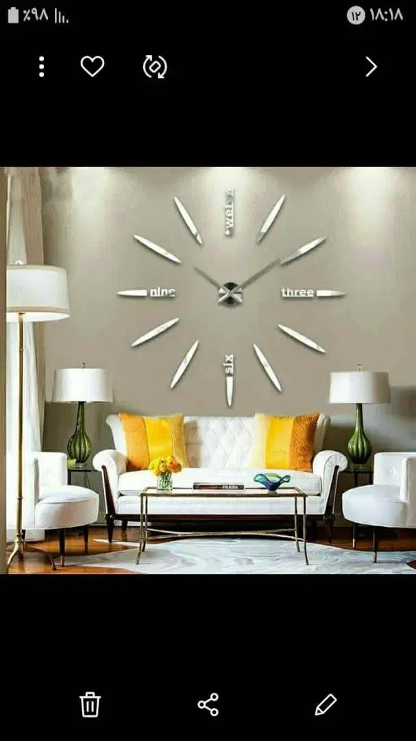 ساعت دیواری ققنوس|ساعت دیواری و تزئینی|آبادان, |دیوار