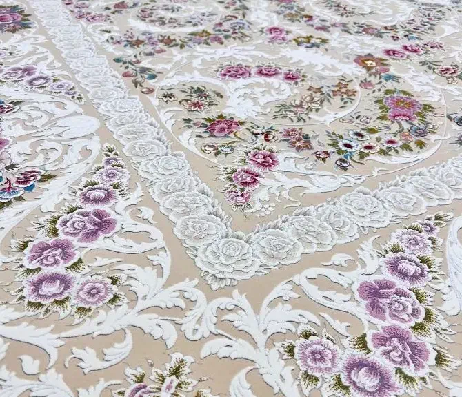 دو عدد فرش ۹ متری گل برجسته اکرلیک|فرش|دزفول, |دیوار