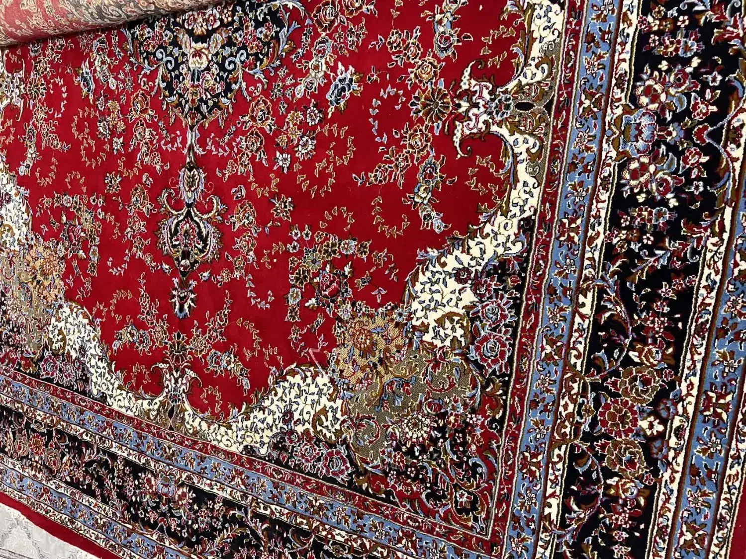فروش یک تخته فرش دست دوم 12 متری سالم|فرش|قم, باغ شازده|دیوار