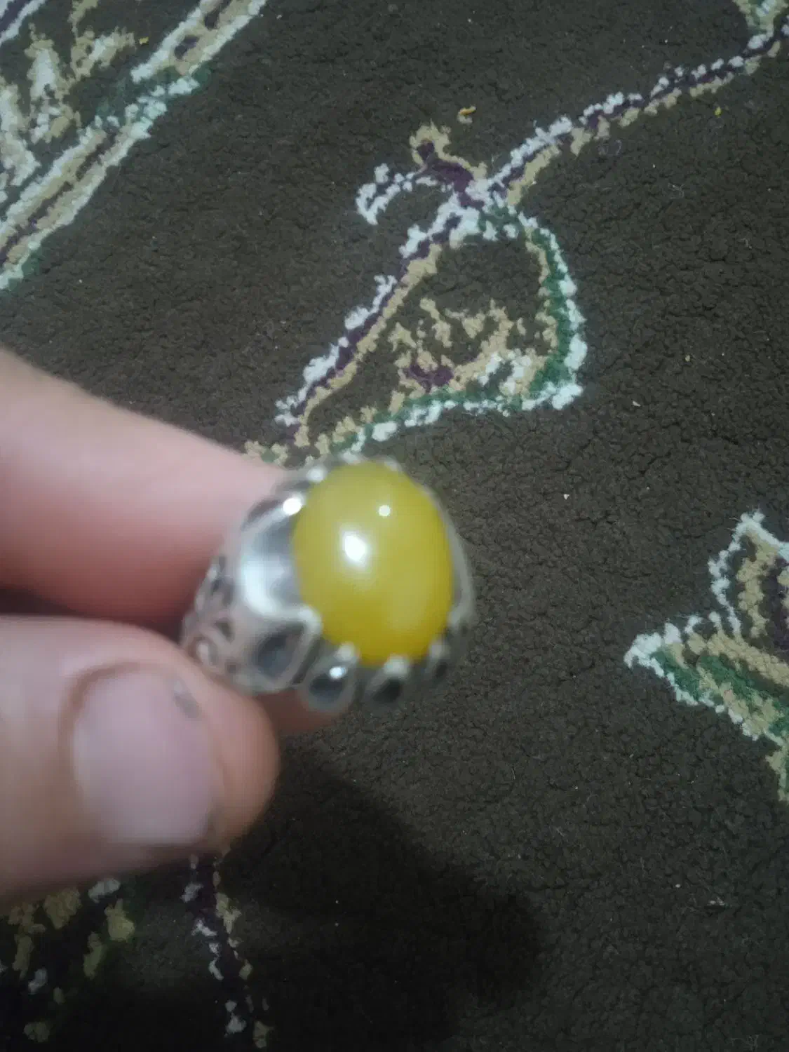 انگشتر نقره|کلکسیون اشیاء عتیقه|سنندج, |دیوار