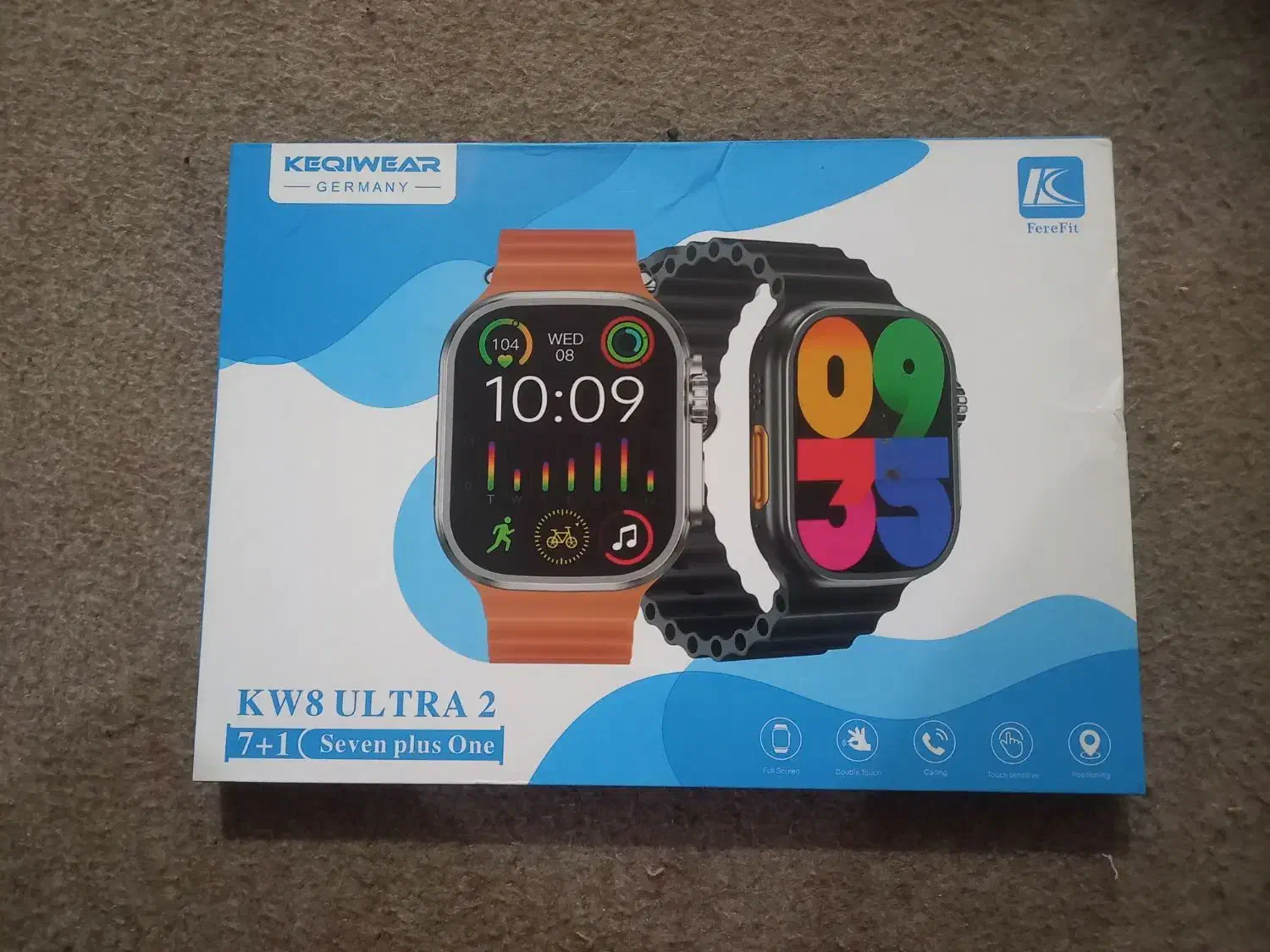 ساعت هوشمند هفت بند|ساعت|شبانکاره, |دیوار