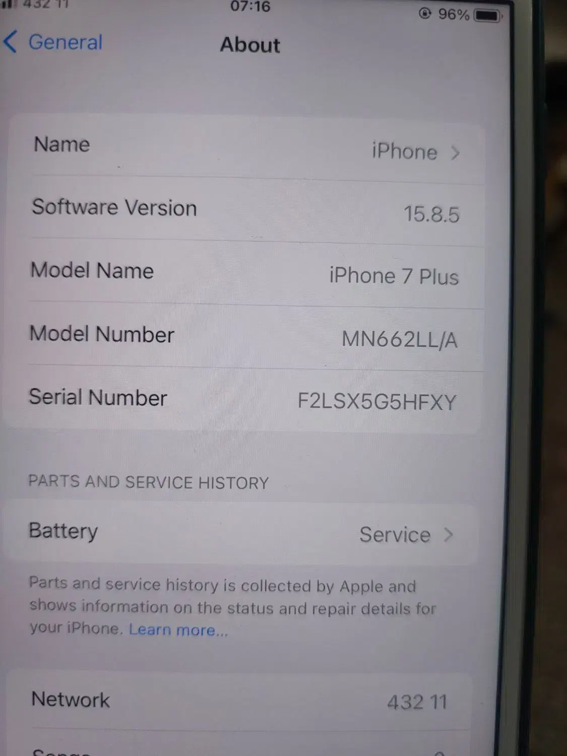 آیفون سون پلاس درحد نو|موبایل|تهران, سلسبیل شمالی|دیوار