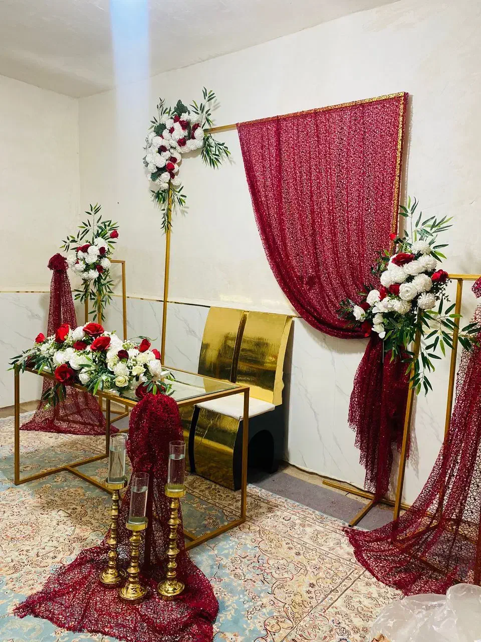 سفره عقد حنابندان عروسی|گل مصنوعی|بندر ماهشهر, |دیوار