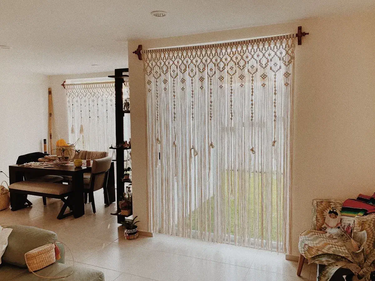 پرده و انواع سفارشات مکرومه|پرده، رانر، رومیزی|مشهد, توس (بلوار توس)|دیوار