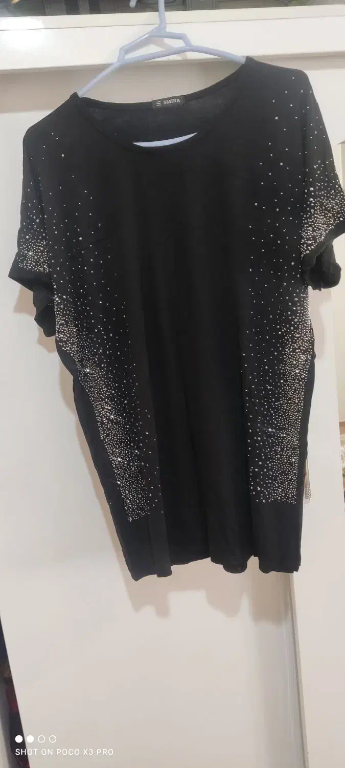 تیشرت ویسکوز مشکی|لباس|مهاباد (آذربایجان غربی), |دیوار