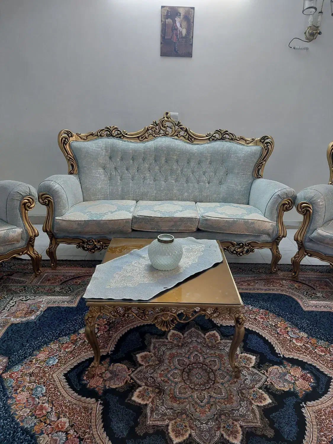 مبل استیل ۷نفره|مبلمان خانگی و میز عسلی|فردیس, شهرک راه آهن|دیوار