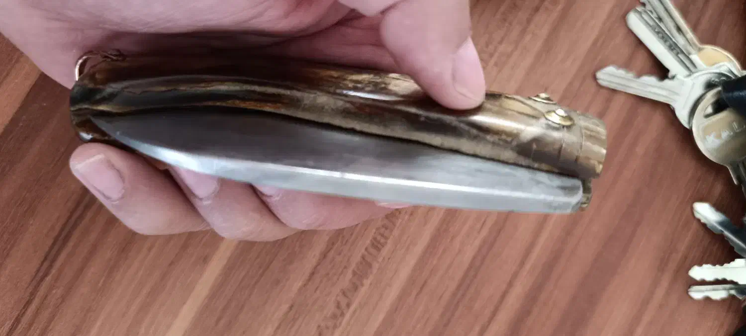 چاقو ۳ الماس دسته شاخ کهنه|کلکسیون اشیاء عتیقه|سارال, |دیوار