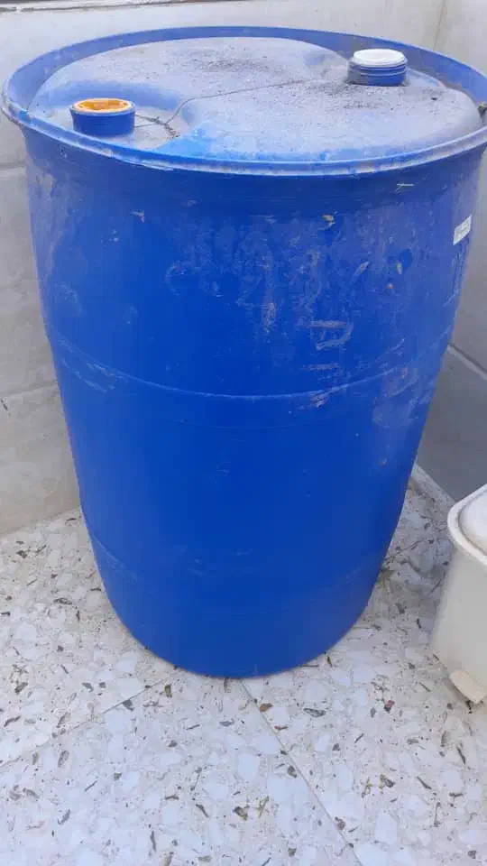 بشکه ۲۲۰لیتری درامیدیه|ظروف نگهدارنده، پلاستیکی، یک‌بارمصرف|امیدیه, |دیوار