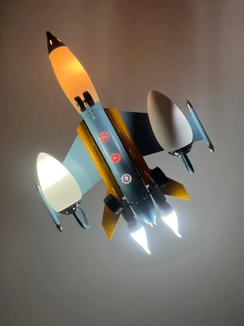 لوستر فلزی اتاق کودک|لوستر و چراغ آویز|تبریز, |دیوار