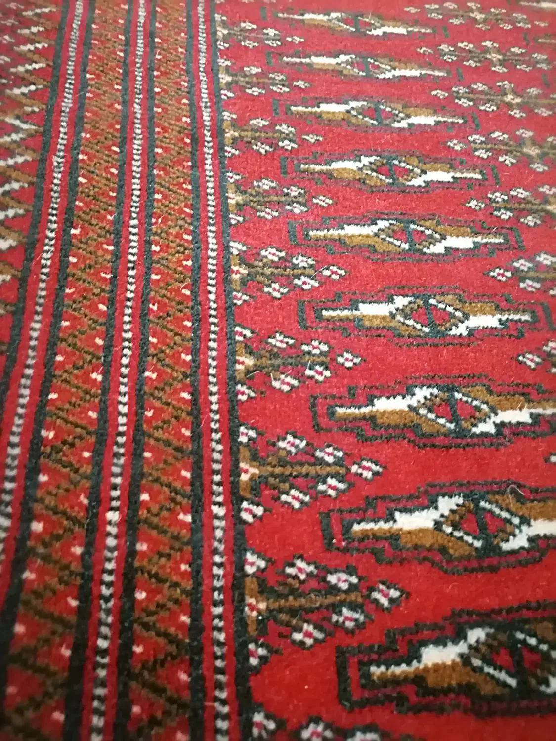 دوتخته قالیچه ترکمن دستباف بسیار تمیز سایز بزرگ|فرش|تهران, جنتآباد جنوبی|دیوار