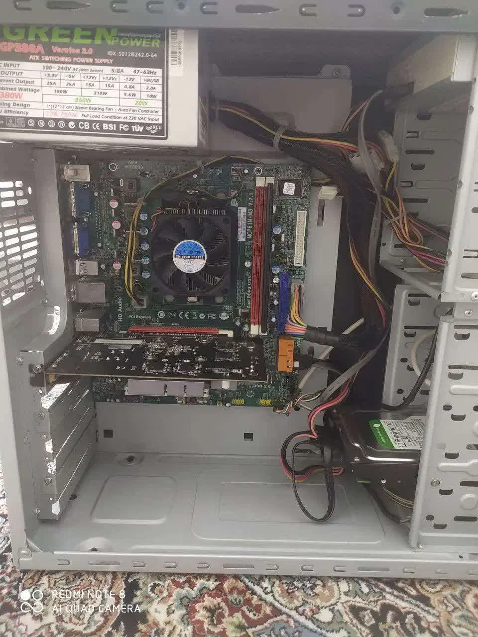 کیس قوی و اقتصادی به همراه مانیتور|رایانه رومیزی|فولادشهر, C1|دیوار