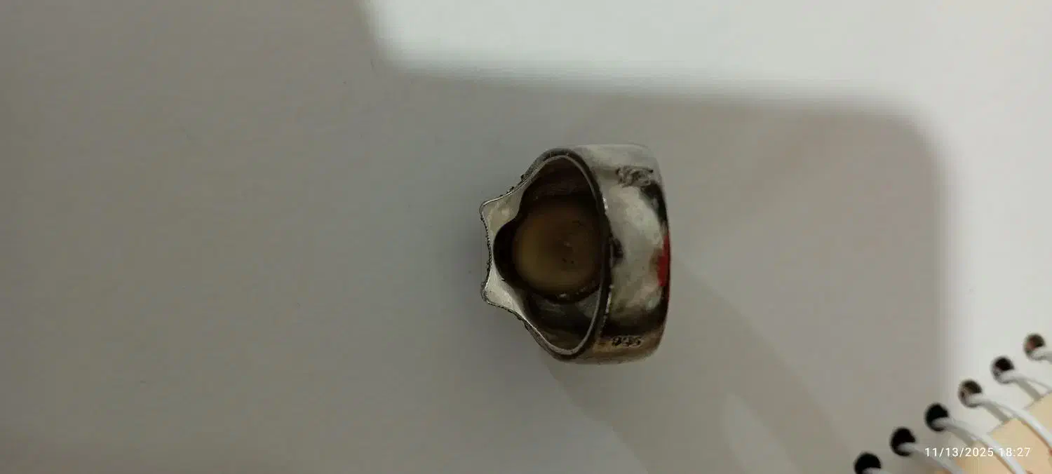 انگشتر نقره دست ساز فخر آبادی|جواهرات|اسدآباد, |دیوار