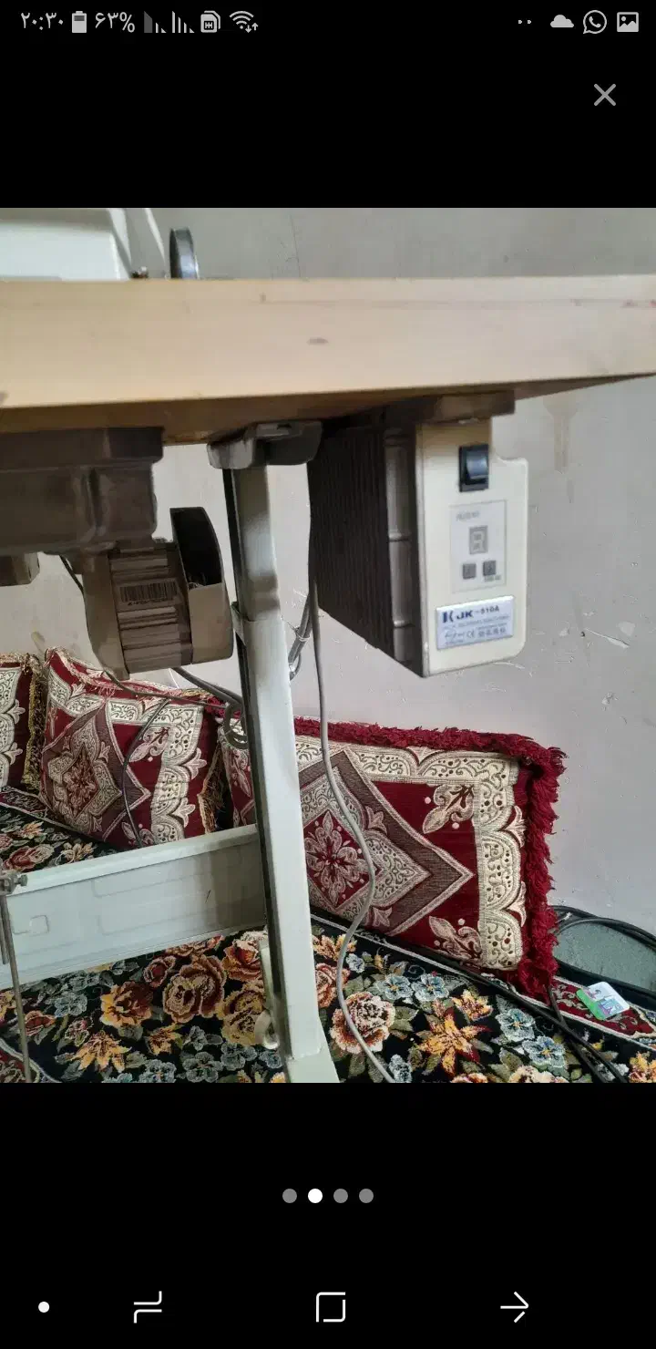 چرخ خیاطی جک موتور سرخود|چرخ خیاطی و ریسندگی|شیراز, کلاهدوز|دیوار