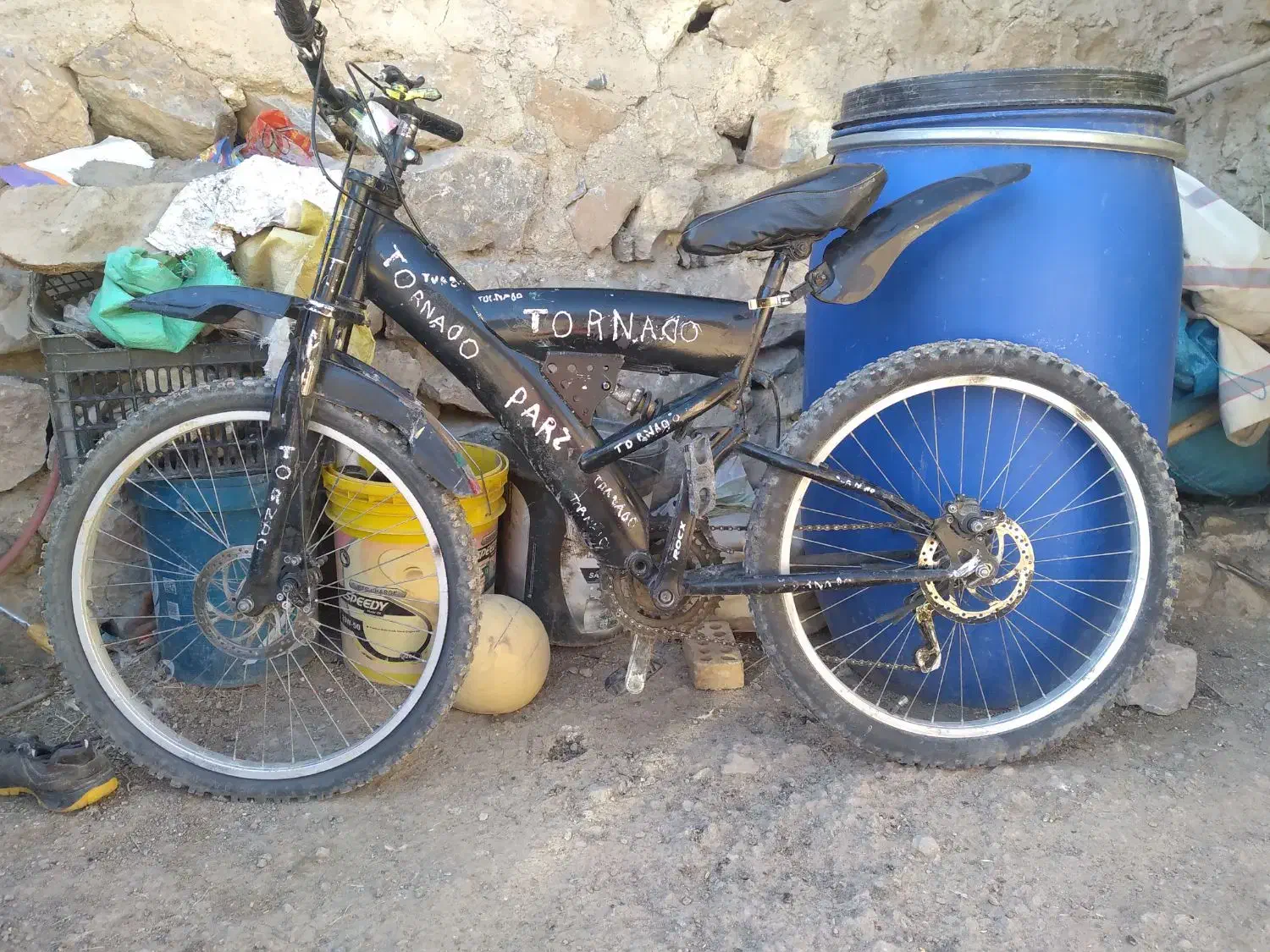 دوچرخه ۲۴ تمام فنر|دوچرخه، اسکیت، اسکوتر|پاپی, |دیوار