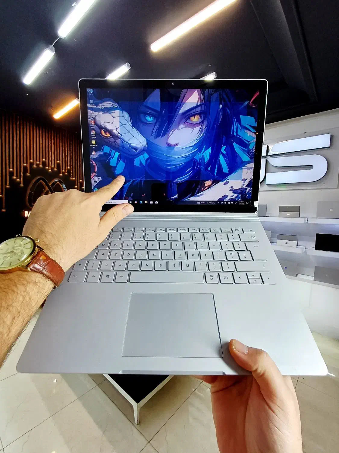 لپتاپ مایکروسافت سرفیس بوک ۱ دانشجویی تبلت شو 4k|رایانه همراه|نیشابور, دارایی|دیوار