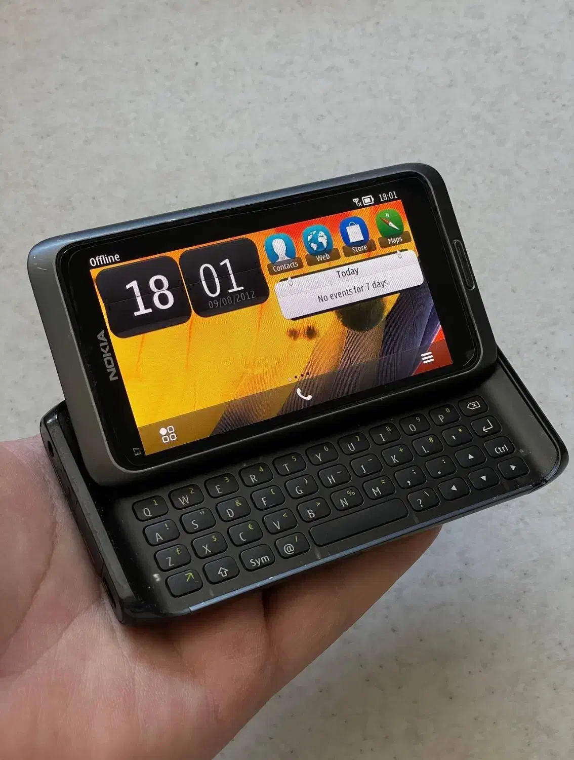 نوکیا E7|موبایل|اراک, |دیوار