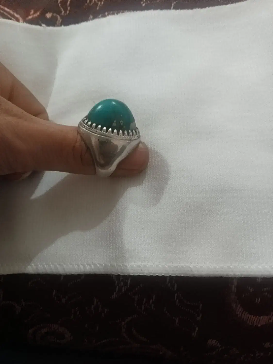 انگشتر نقره بزرگ|کلکسیون اشیاء عتیقه|بم, |دیوار