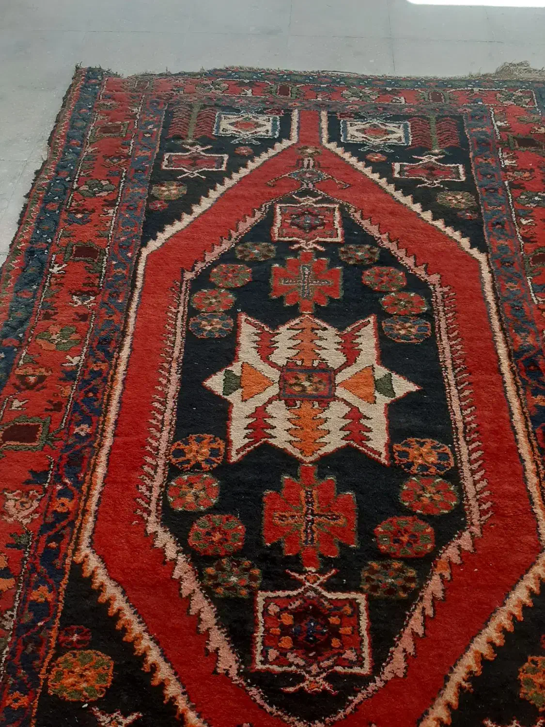 قالیچه دستباف|فرش|قم, باجک سه|دیوار