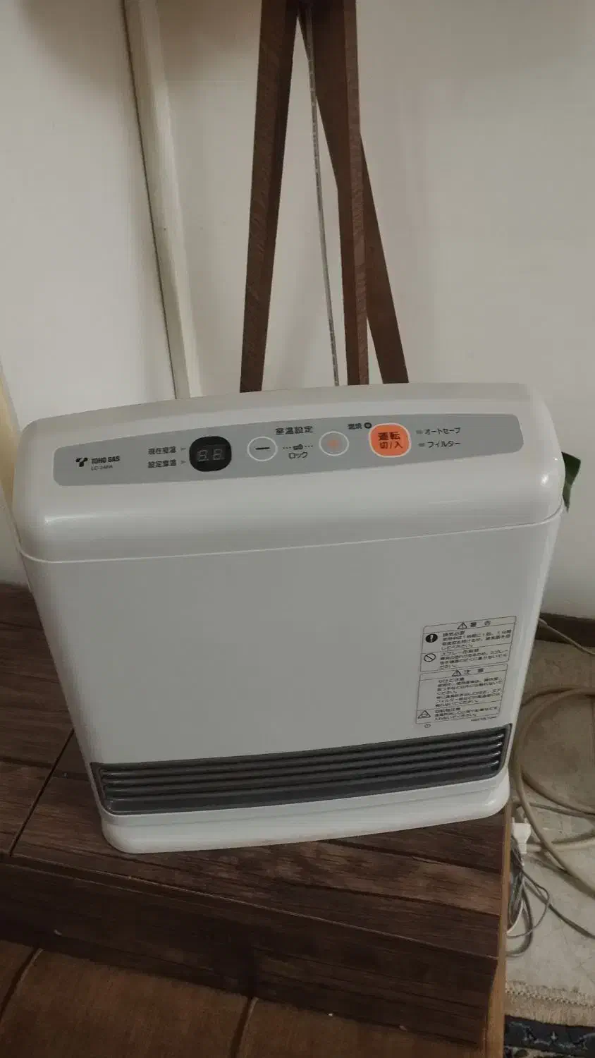 بخاری گازی برقی ژاپنی|بخاری، هیتر، شومینه|مهدی شهر, |دیوار