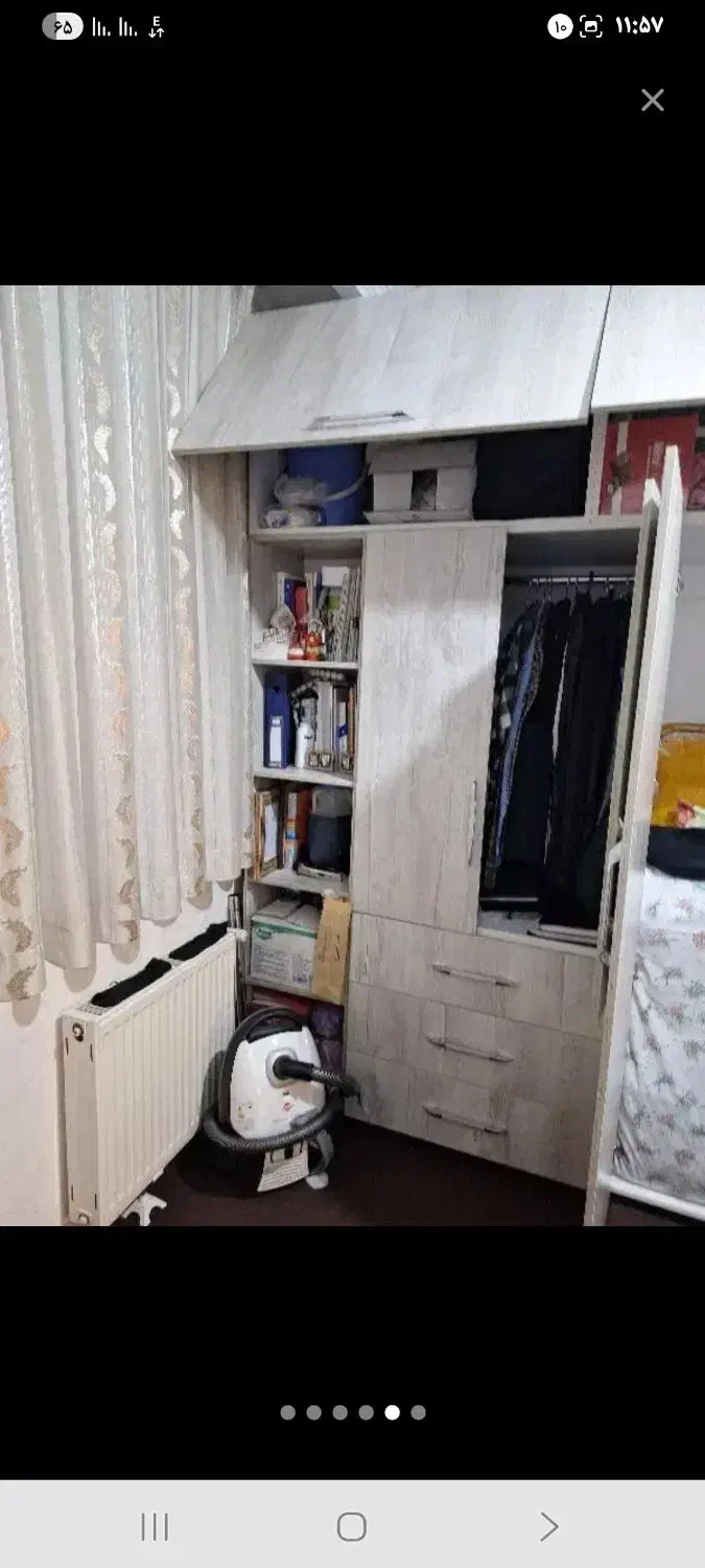 کمد دیواری ام دی اف|کتابخانه، شلف، قفسه‌های دیواری|قزوین, |دیوار