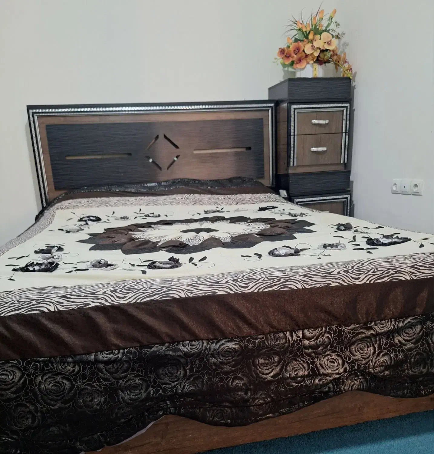 سرویس خواب ۲ نفره|تخت و سرویس خواب|زنجان, |دیوار