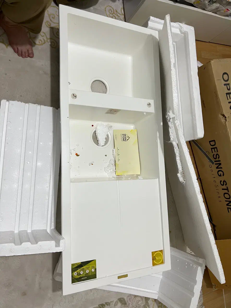 سینک دو لگنه گرانیک اصل ترک|لوازم سرویس بهداشتی|بندر ماهشهر, |دیوار