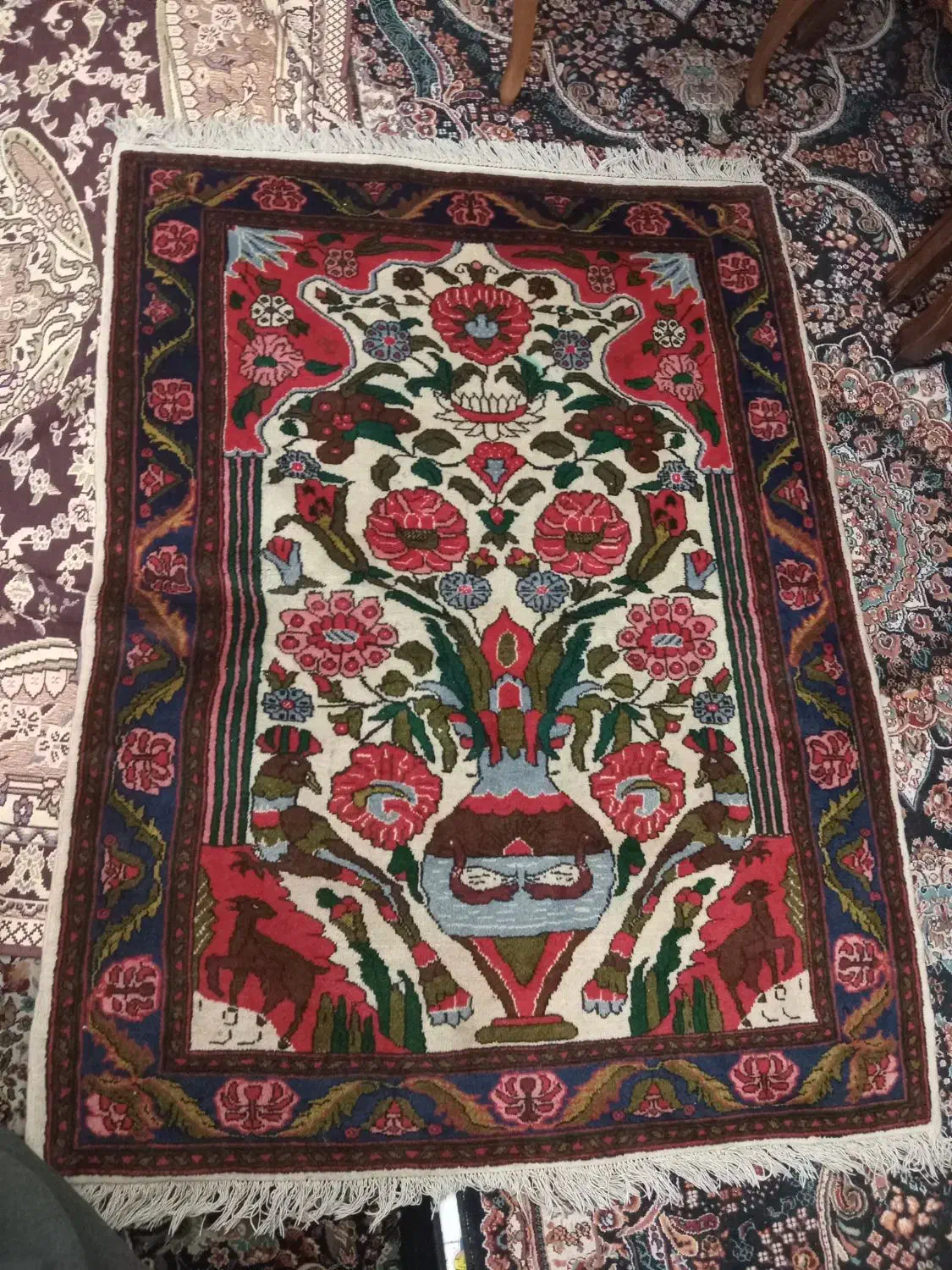 قالیچه|فرش|شهر ری, ملک‌آباد|دیوار