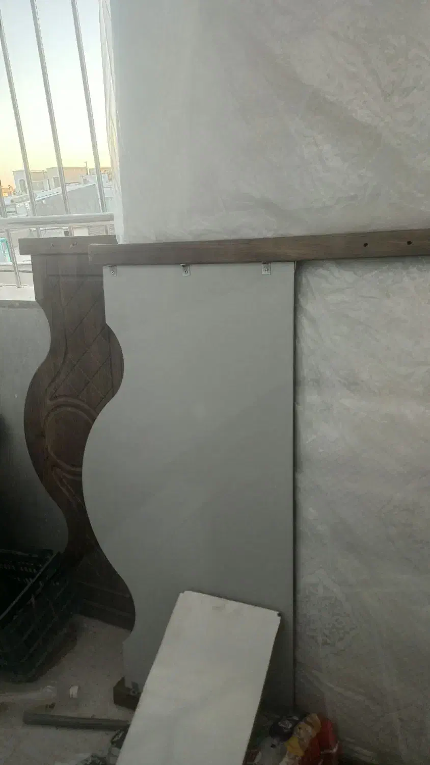 تخت خواب چوبی عرض ۱۲۰|تخت و سرویس خواب|الوند, |دیوار