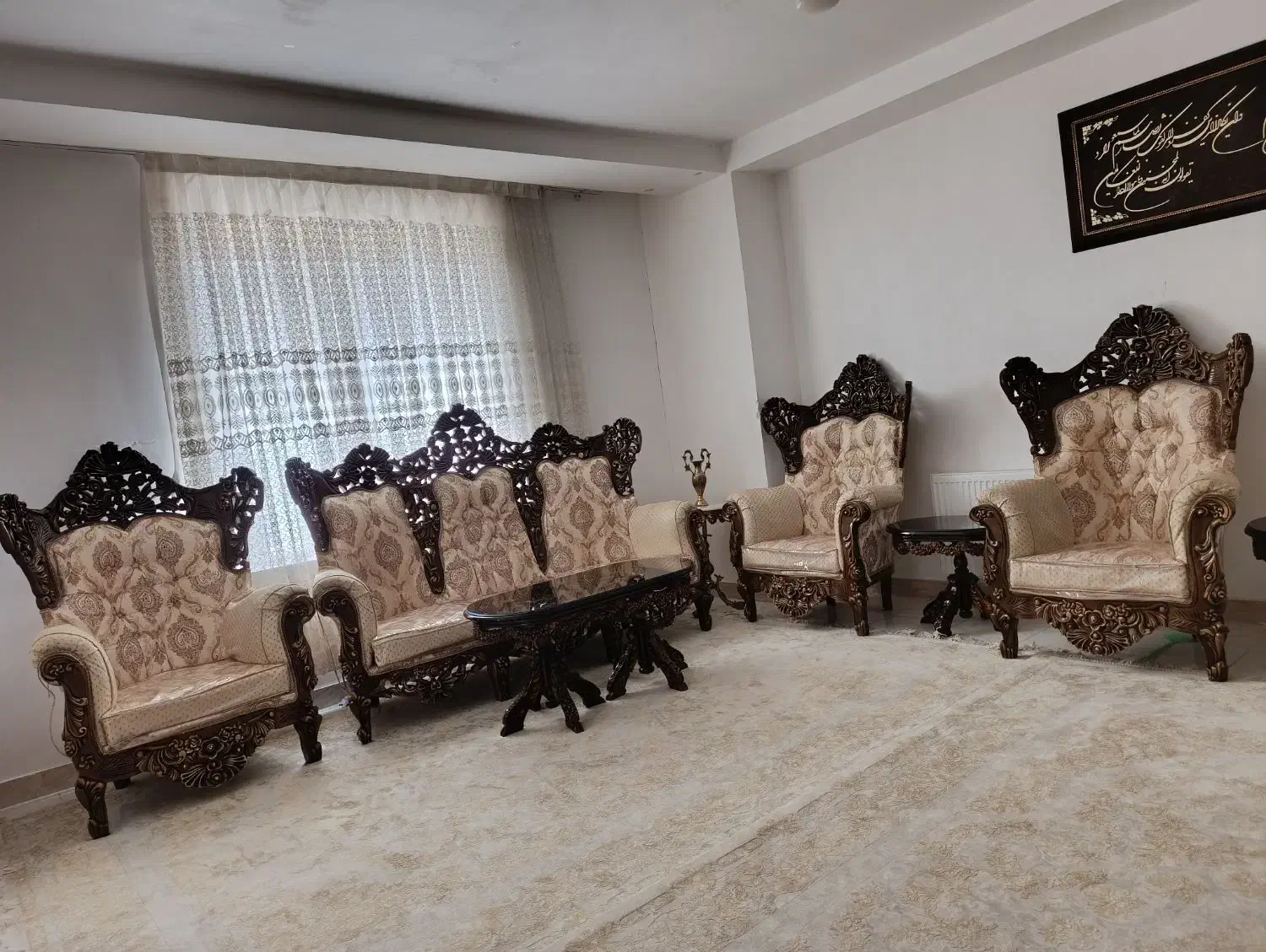 مبل سلطنتی منبت کاری|مبلمان خانگی و میز عسلی|ماهدشت, |دیوار
