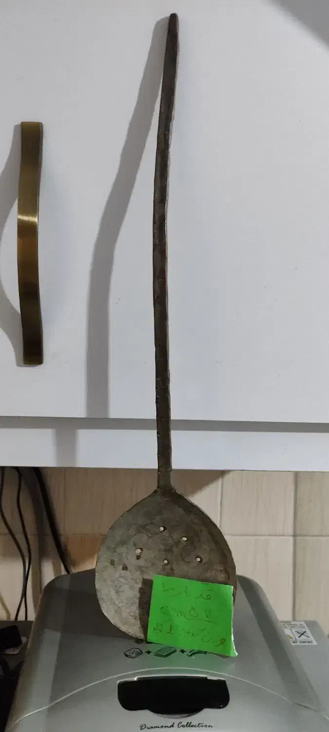 کفگیر مسی عتیقه|مجسمه، تندیس، ماکت|مشهد, تربیت (صدف)|دیوار