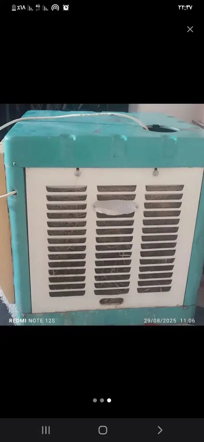 کولر ابی ۲۵۰۰ سالم بدون مشکل|کولر آبی|ایوان, |دیوار