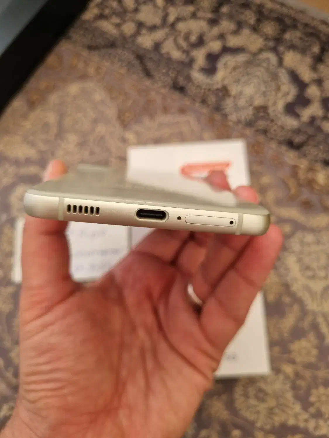 گوشی پرچمدار S21 FE در حد پلم، سبز زیتونی|موبایل|اهواز, کیان اباد|دیوار